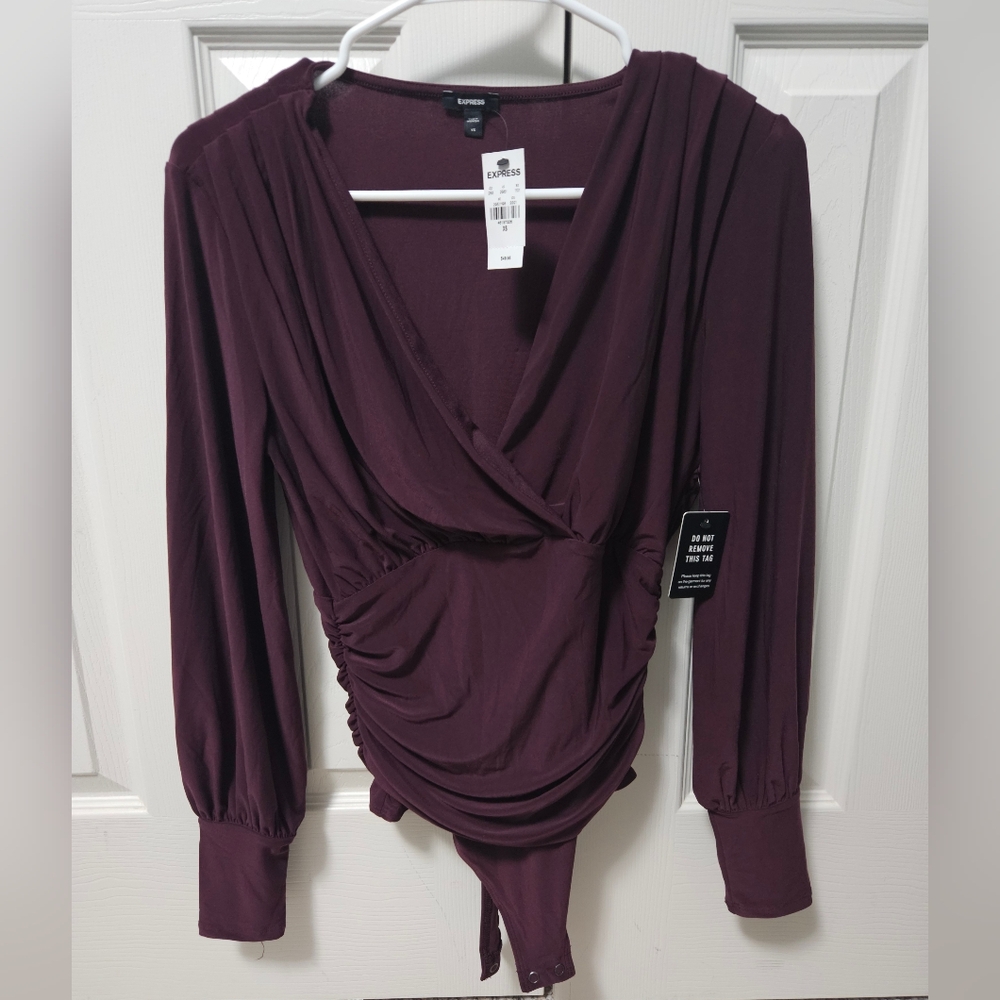 Purple Express Body Suit, new with tags